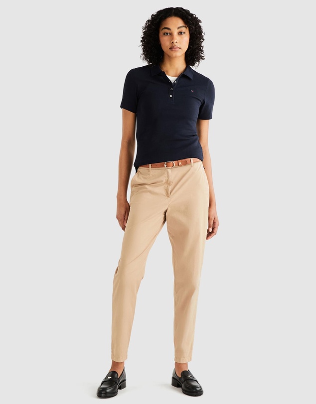 1985 Slim Pique Polo - Desert Sky