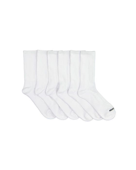 3pk 1/2 Terry Crew Socks - WHITE TRADITIONAL slider