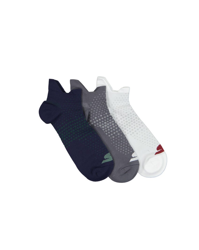 3pk 1/2 Terry Low Cut Socks - NAVY / WHITE slider