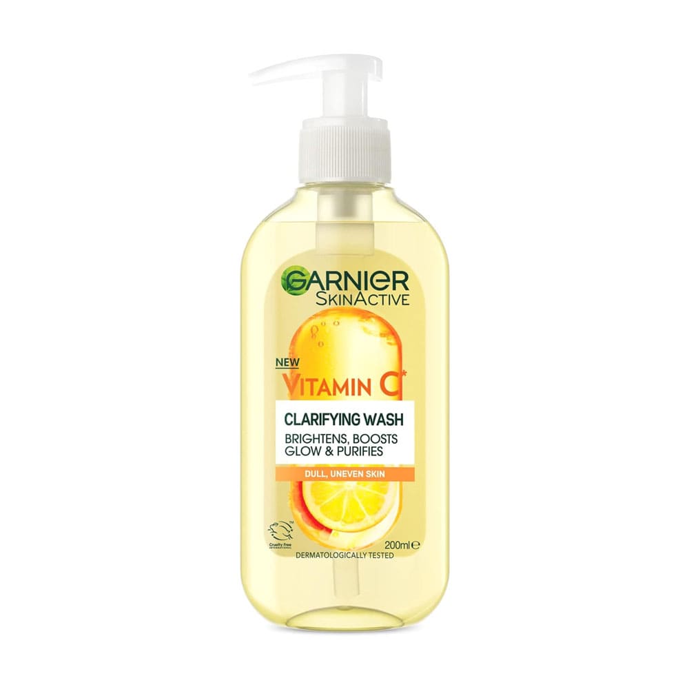 3x Garnier Skin Active Vitamin C Clarifying Wash 200ml slider