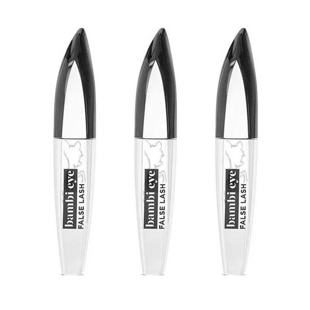 3x L'Oreal Bambi Eye False Lash Mascara Extra Black 8.9ml slider