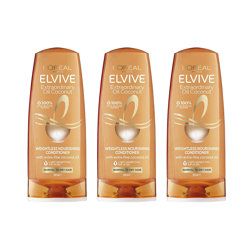 3x L'Oreal Elvive Extraordinary Oil Coconut Conditioner 300ml slider