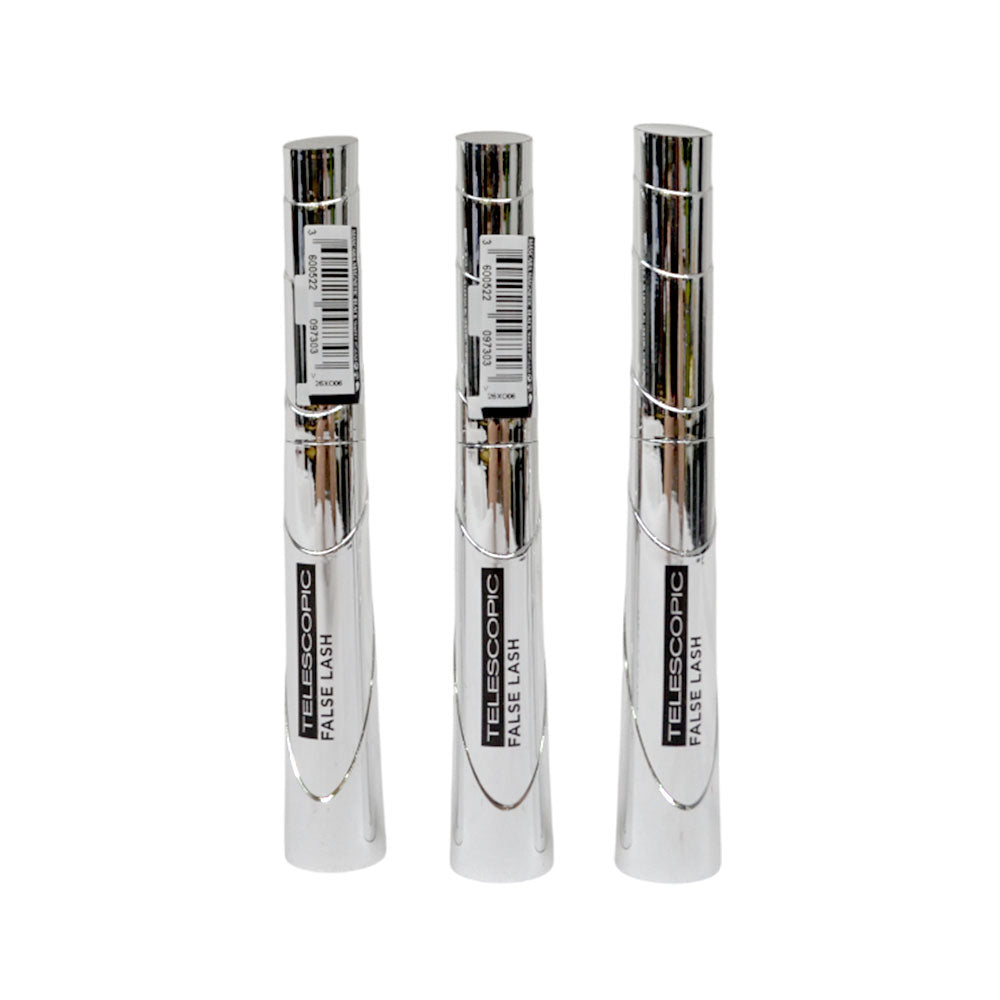 3x L'Oreal False Lash Telescopic Mascara Magnetic Black 9ml slider