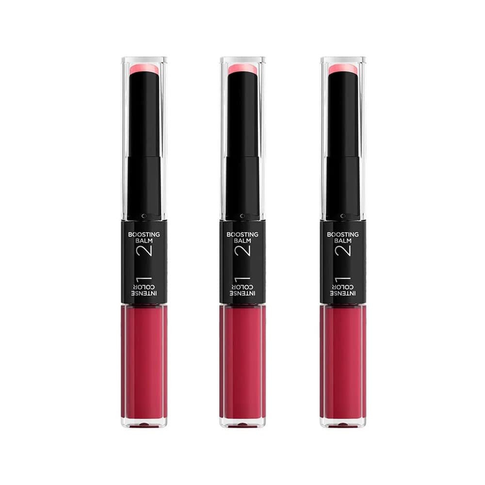 3x L'Oreal Infallible 2 Step Lipstick 804 Metro Proof Rose slider