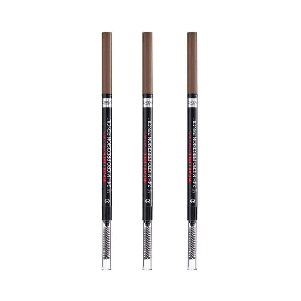 3x L'Oreal Infallible Brows 24Hr 3.0 Brunette slider