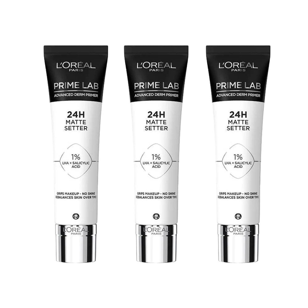 3x L'Oreal Prime Lab 24H Matte Setter 30ml slider