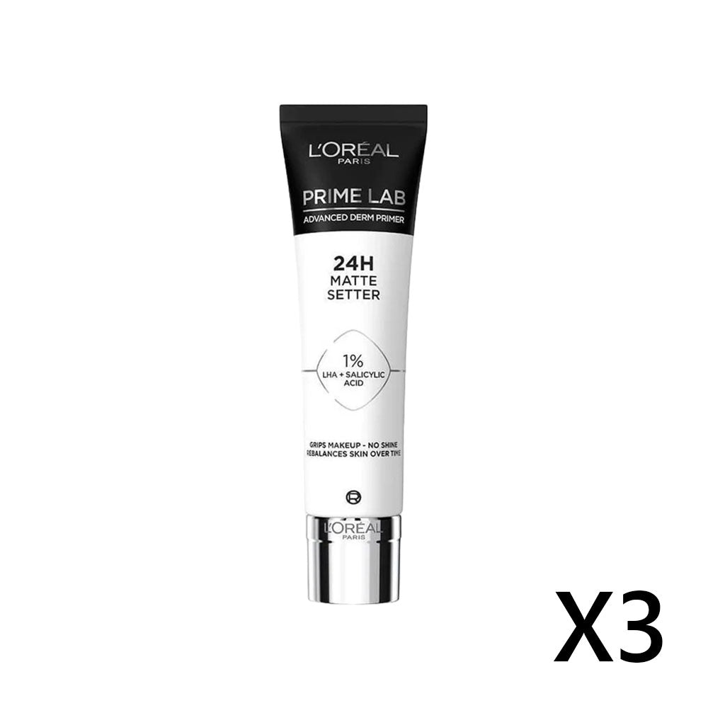 3x L'Oreal Prime Lab 24H Matte Setter 30ml slider