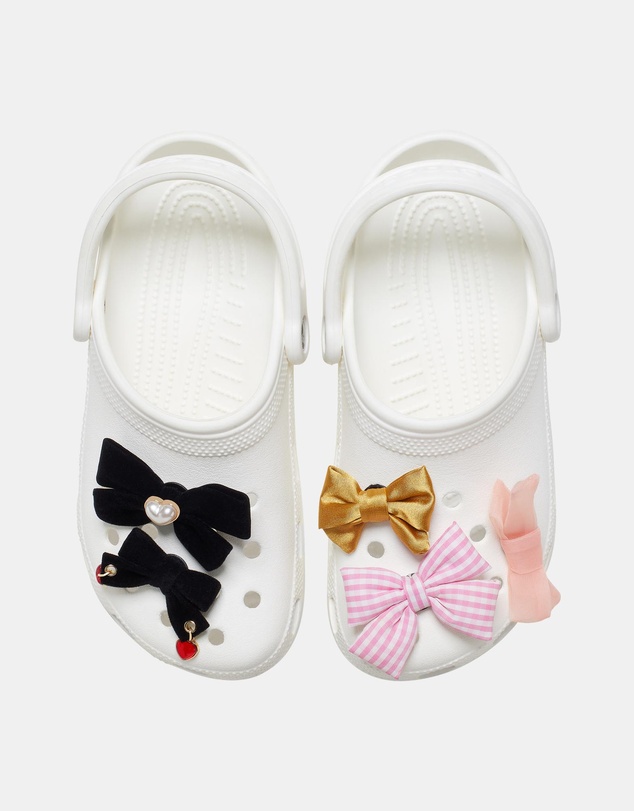 5-Pack Oversized Mixed Bows Jibbitz - Multi