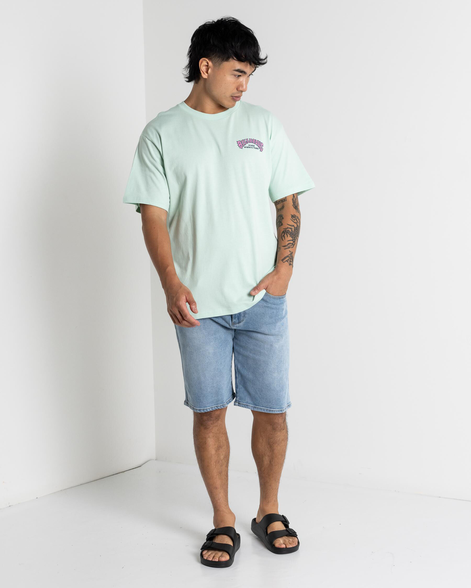 73 Arch Short Sleeve T-Shirt - Mist Green slider