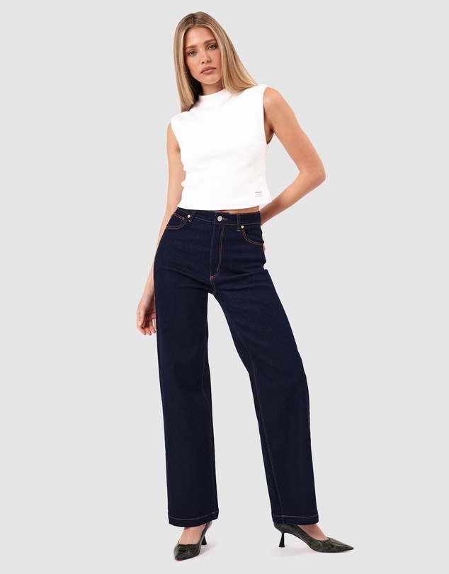 94 High & Wide Nadia - Rinse Denim