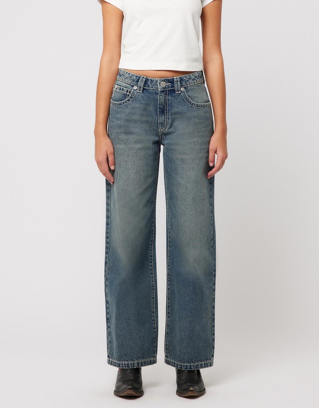 95 Mid Baggy Jeans - Mid Vintage Blue