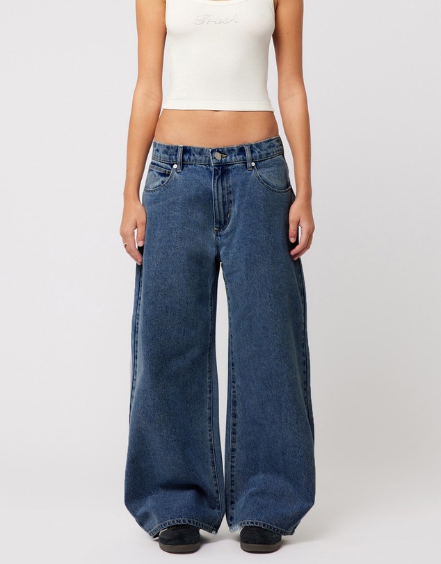 99 Low Mega Baggy Lola Jeans - Tint Dark Blue