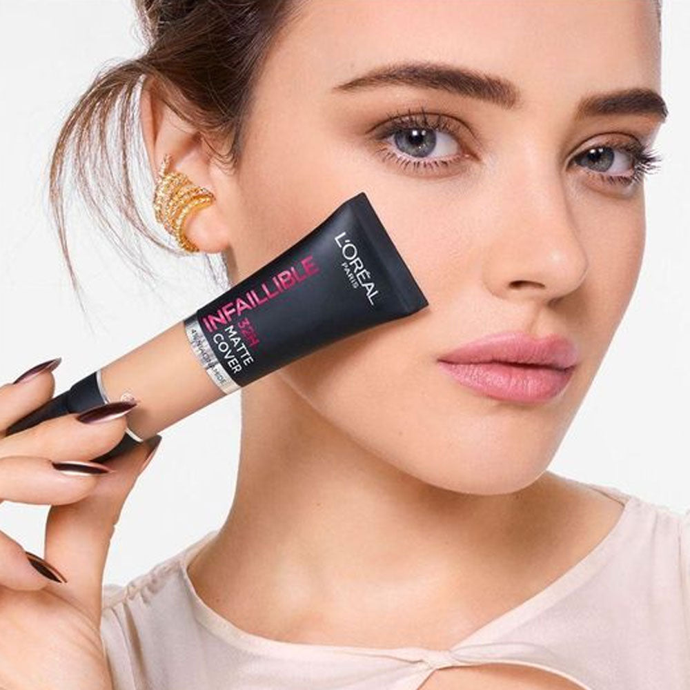 L'Oreal Paris Foundation Infaillible 32H Matte Cover Spf25 25 Cool Undertone 30ml slider