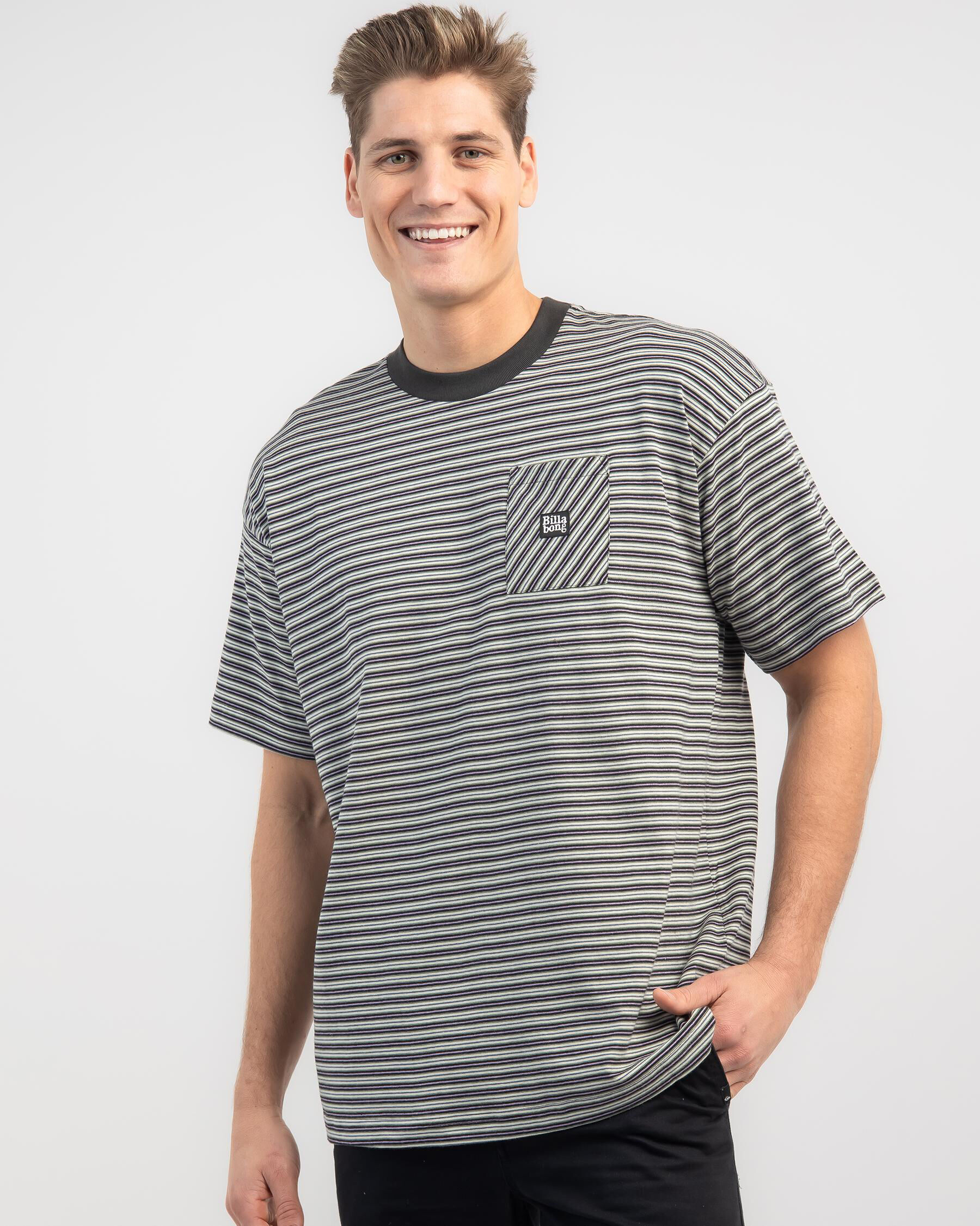 Absense Stripe T-Shirt - North Sea slider