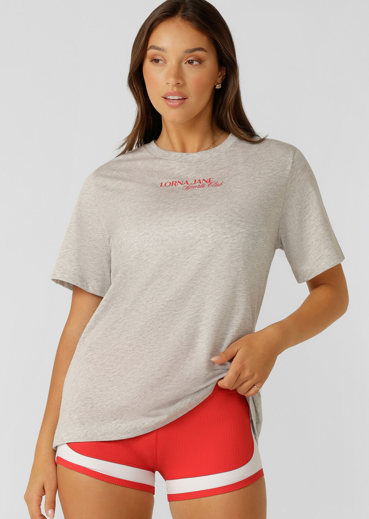 Active Living Sports Club Relaxed T-Shirt - Grey Marl slider