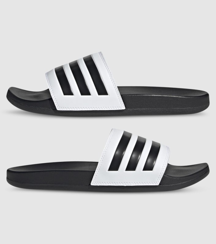 Adidas Adilette Comfort Unisex Slide - CLOUD WHITE CORE BLACK CORE BLACK slider