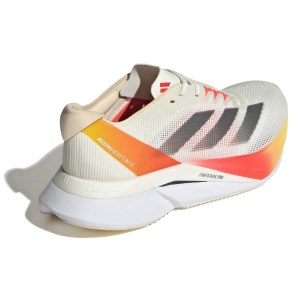 Adidas Adizero Boston 12 - Womens Running Shoes - Ivory/Iron Metallic/Solar Red slider