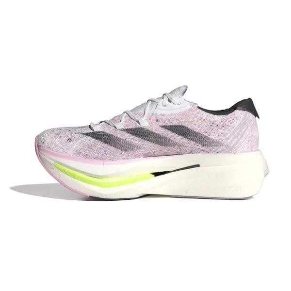 Adidas Adizero Prime X 2 Strung - Unisex Road Racing Shoes - Cloud White/Core Black/Pink Spark slider