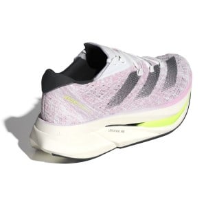 Adidas Adizero Prime X 2 Strung - Unisex Road Racing Shoes - Cloud White/Core Black/Pink Spark slider