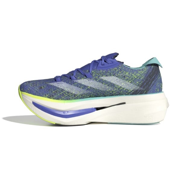 Adidas Adizero Prime X 2 Strung - Unisex Road Racing Shoes - Cobalt Blue/Zero Metallic/Lucid Lemon slider