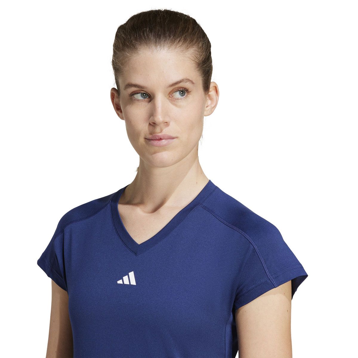 adidas Womens AEROREADY Essentials Training Tee - Green slider