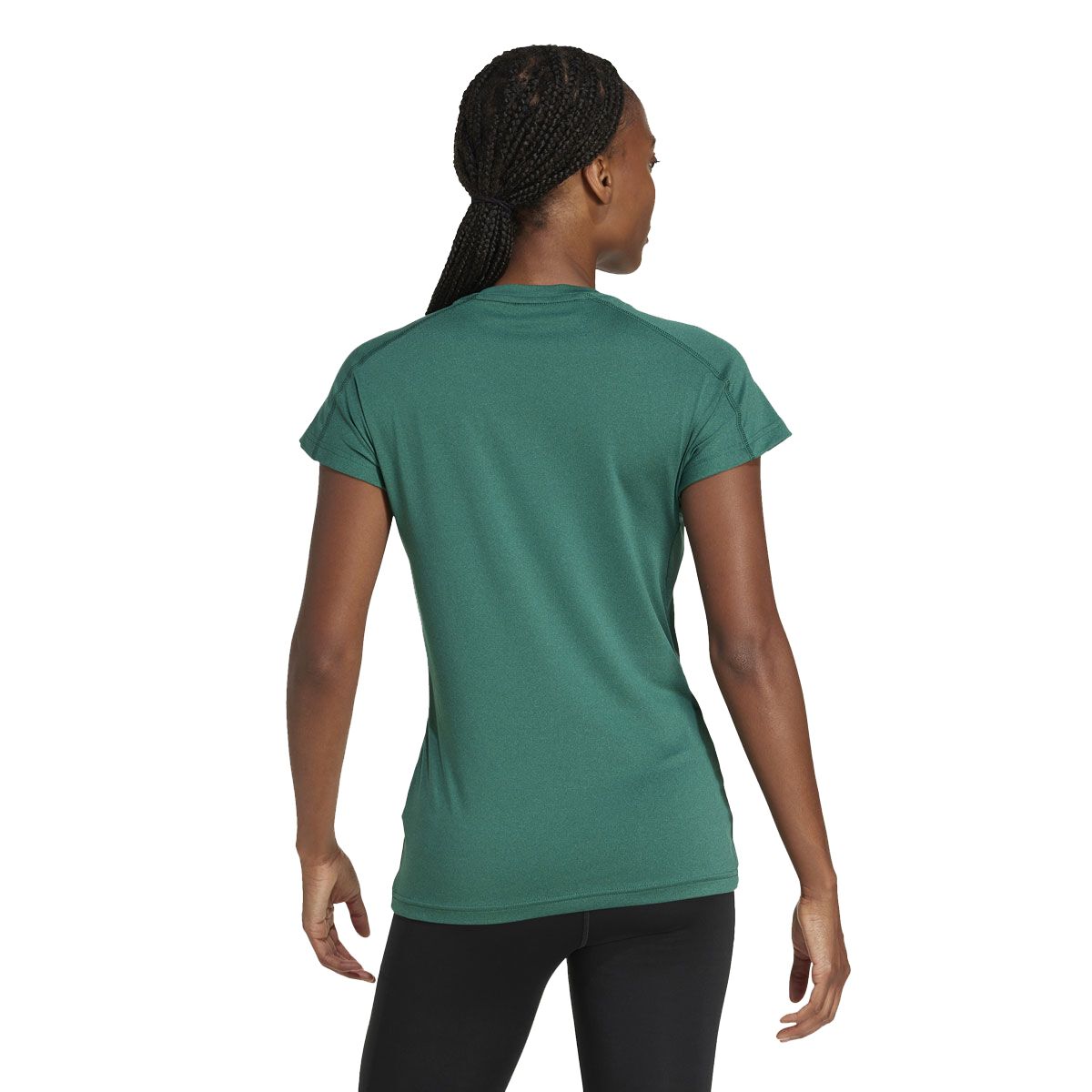 adidas Womens AEROREADY Essentials Training Tee - Green slider