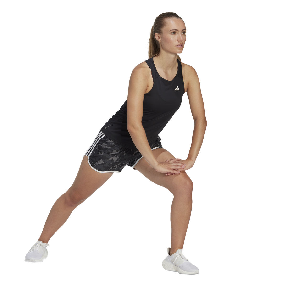 adidas Womens AEROREADY Own The Run Tank - Black slider