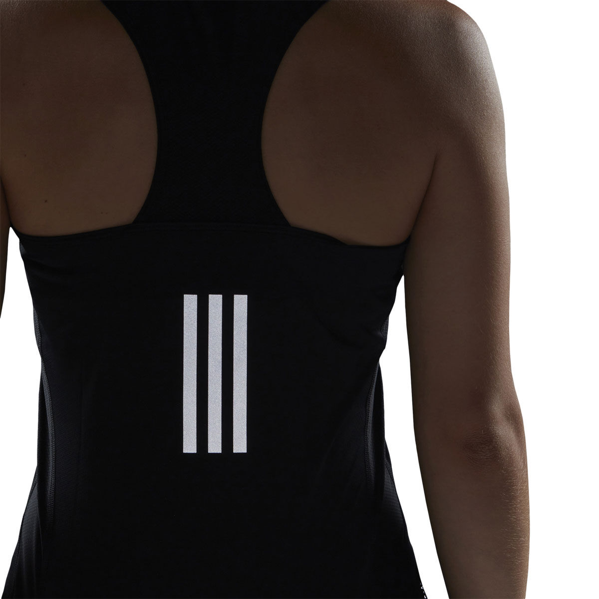 adidas Womens AEROREADY Own The Run Tank - Black slider