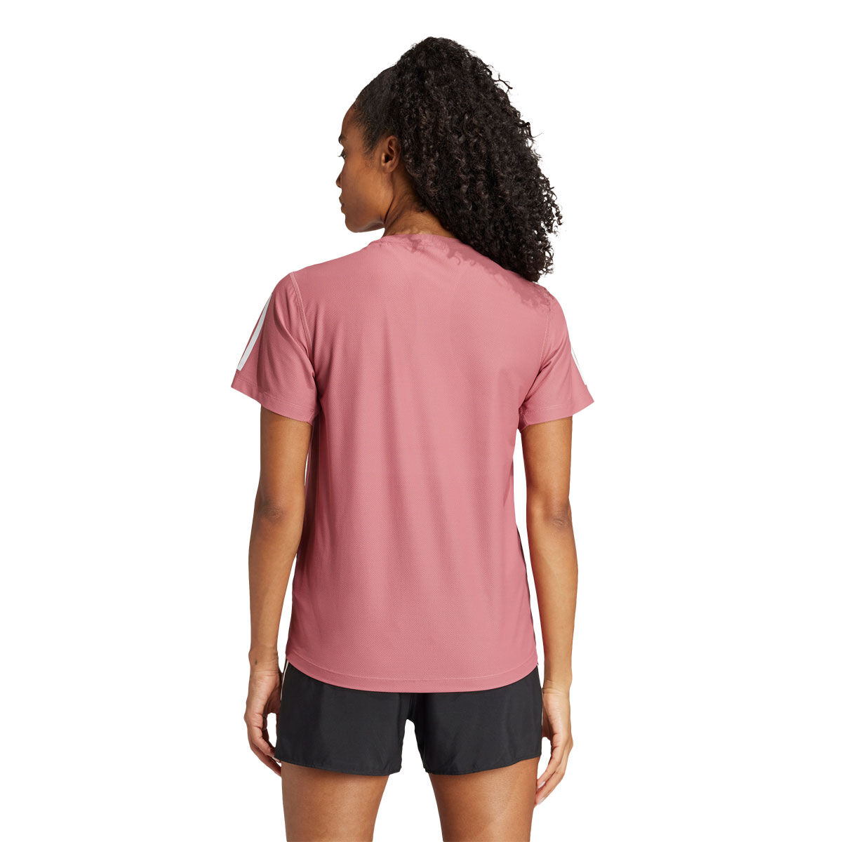 adidas Womens AEROREADY Own The Run Tee - Crimson slider