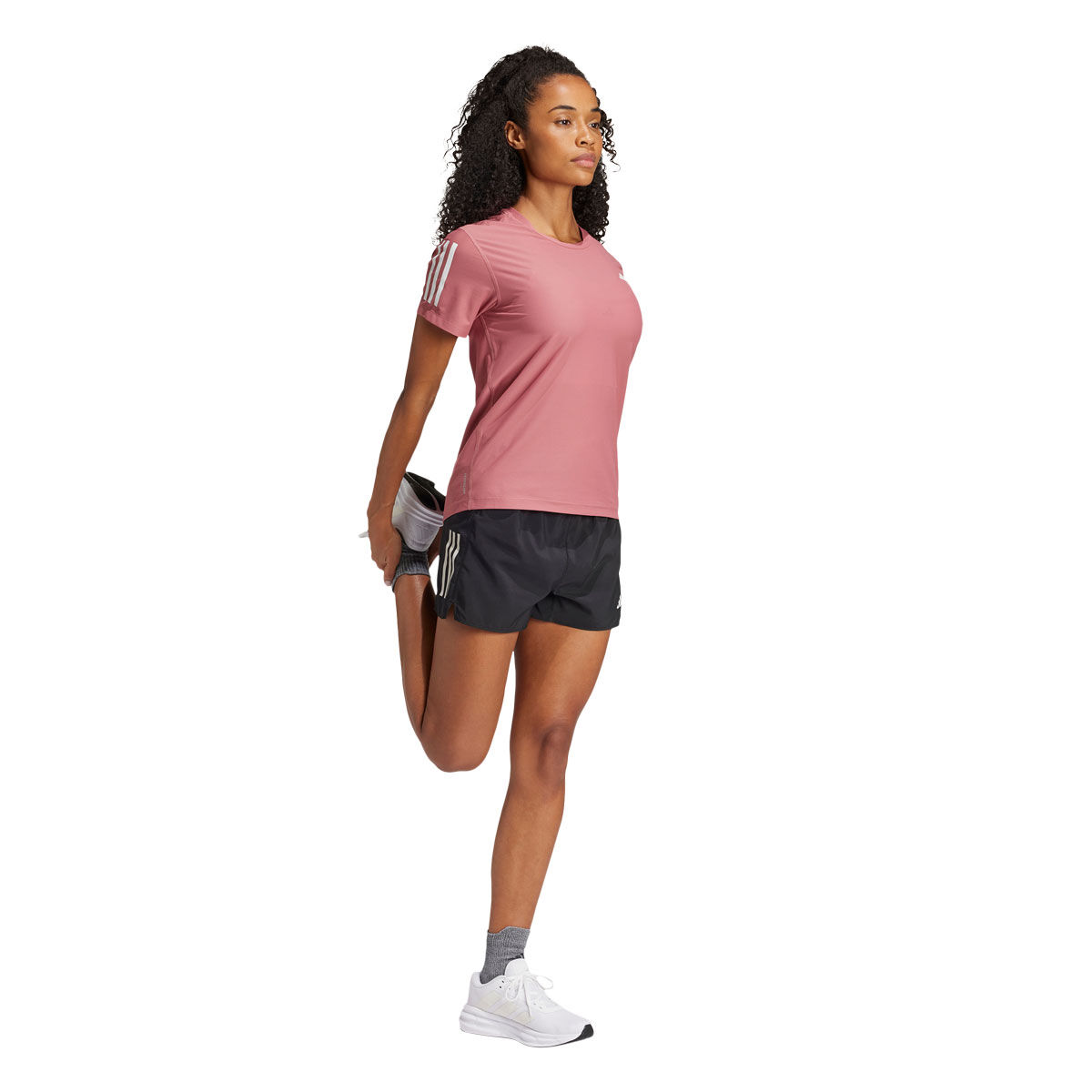 adidas Womens AEROREADY Own The Run Tee - Crimson slider