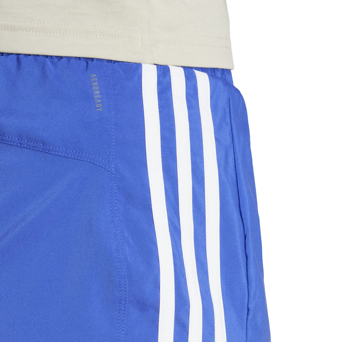 adidas Womens AEROREADY Pacer 3-Stripes Woven Training Shorts - Red slider