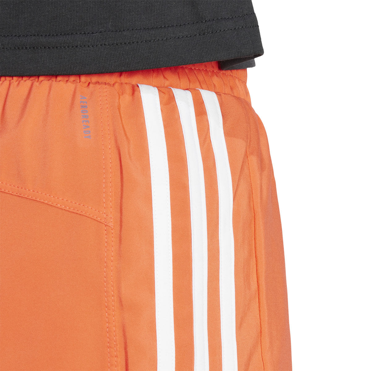 adidas Womens AEROREADY Pacer 3-Stripes Woven Training Shorts - Red slider