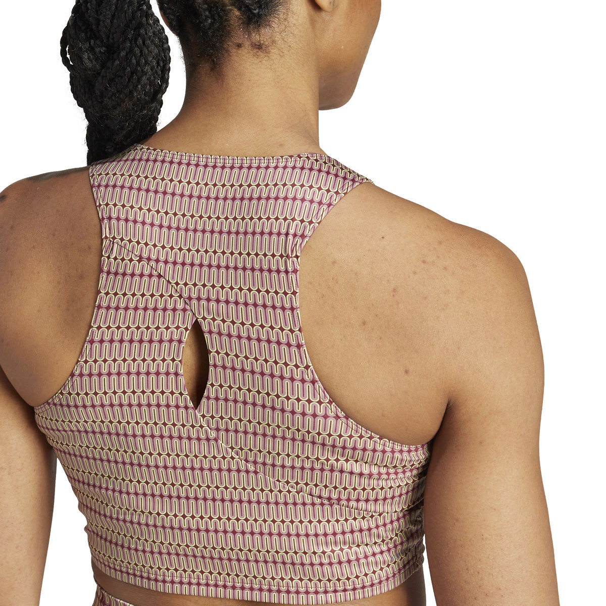 adidas Womens AEROREADY Yoga Studio Print Tank Print L - Print slider