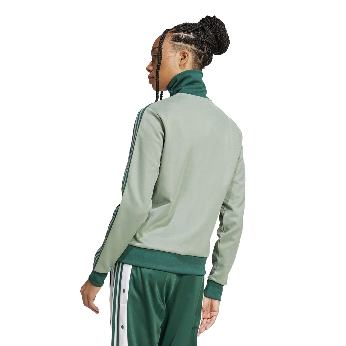 adidas Womens Beckenhauer Track Top - Green slider