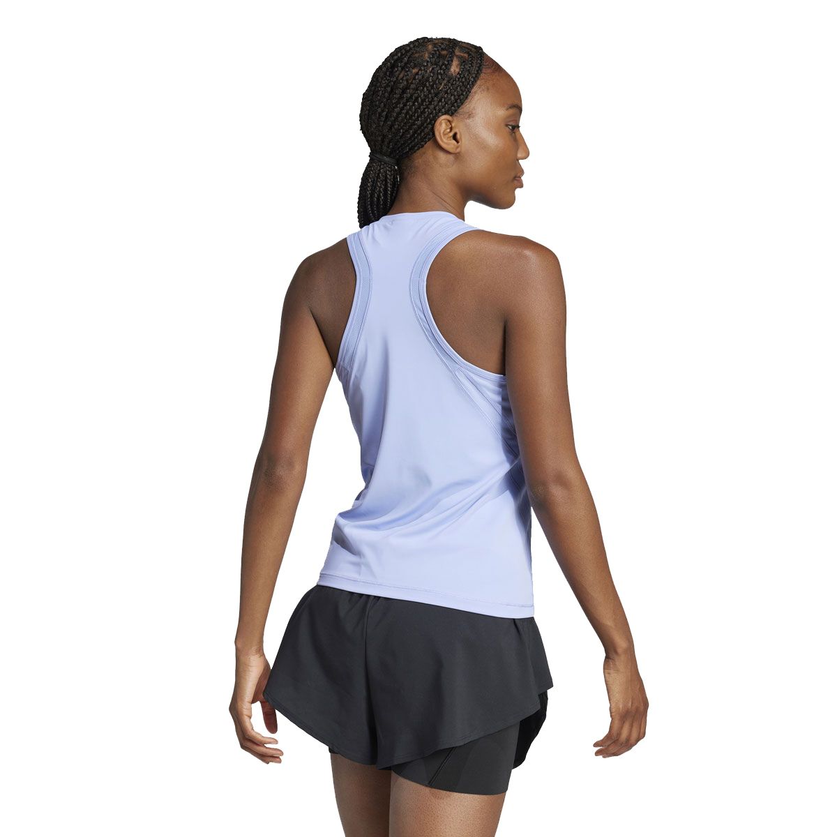 adidas Womens Designed 4 Training AEROREADY Slim Training Tank - Blue slider