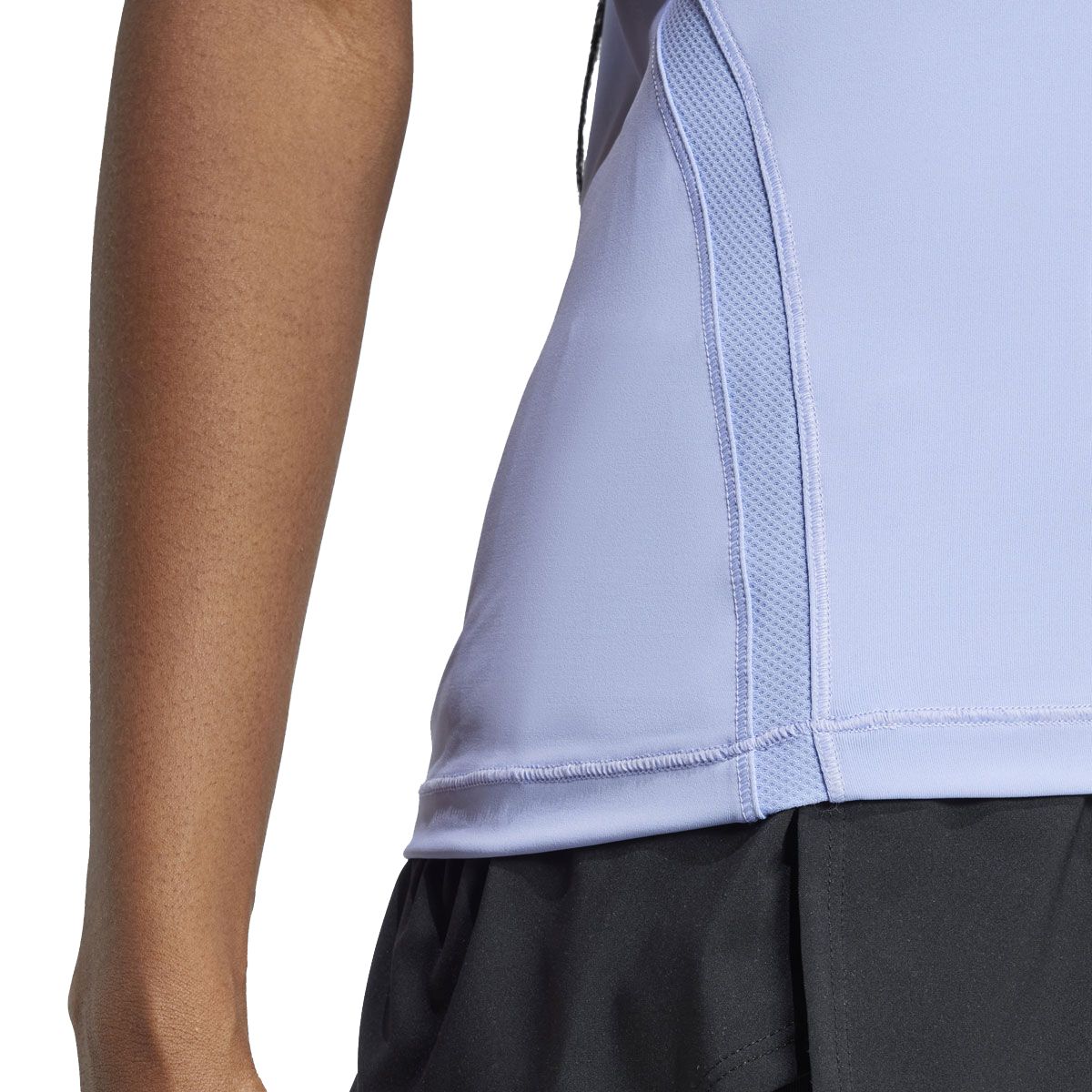 adidas Womens Designed 4 Training AEROREADY Slim Training Tank - Blue slider