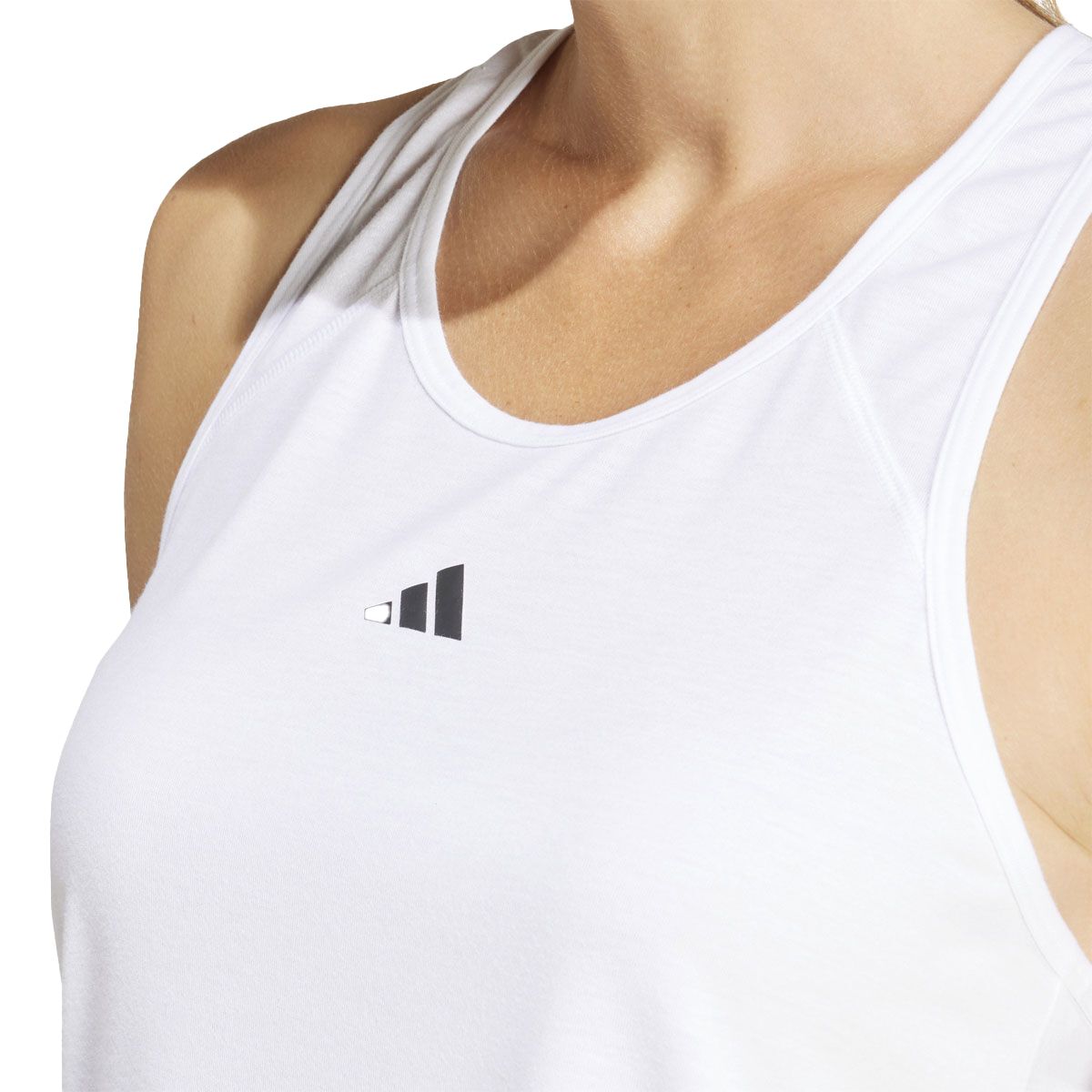 adidas Womens Essentials Training Racerback Tank - White slider