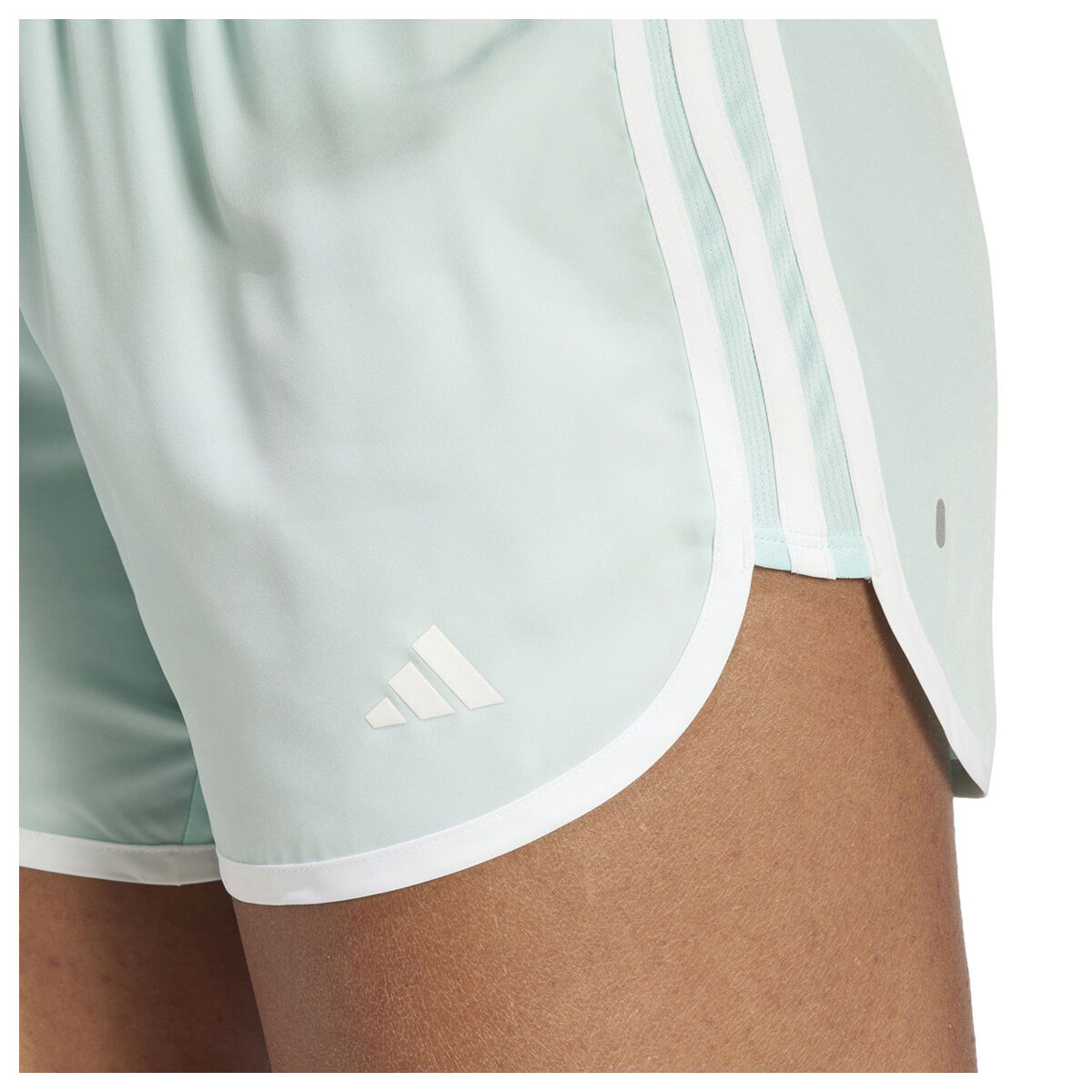 adidas Womens Marathon 20 Running Shorts - Black/White slider