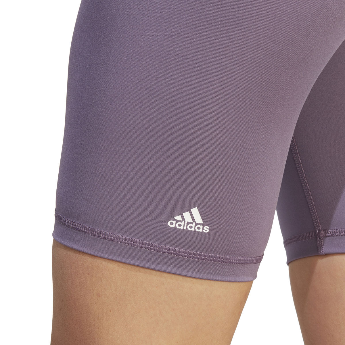 adidas Womens Optime Bike Shorts - Purple slider