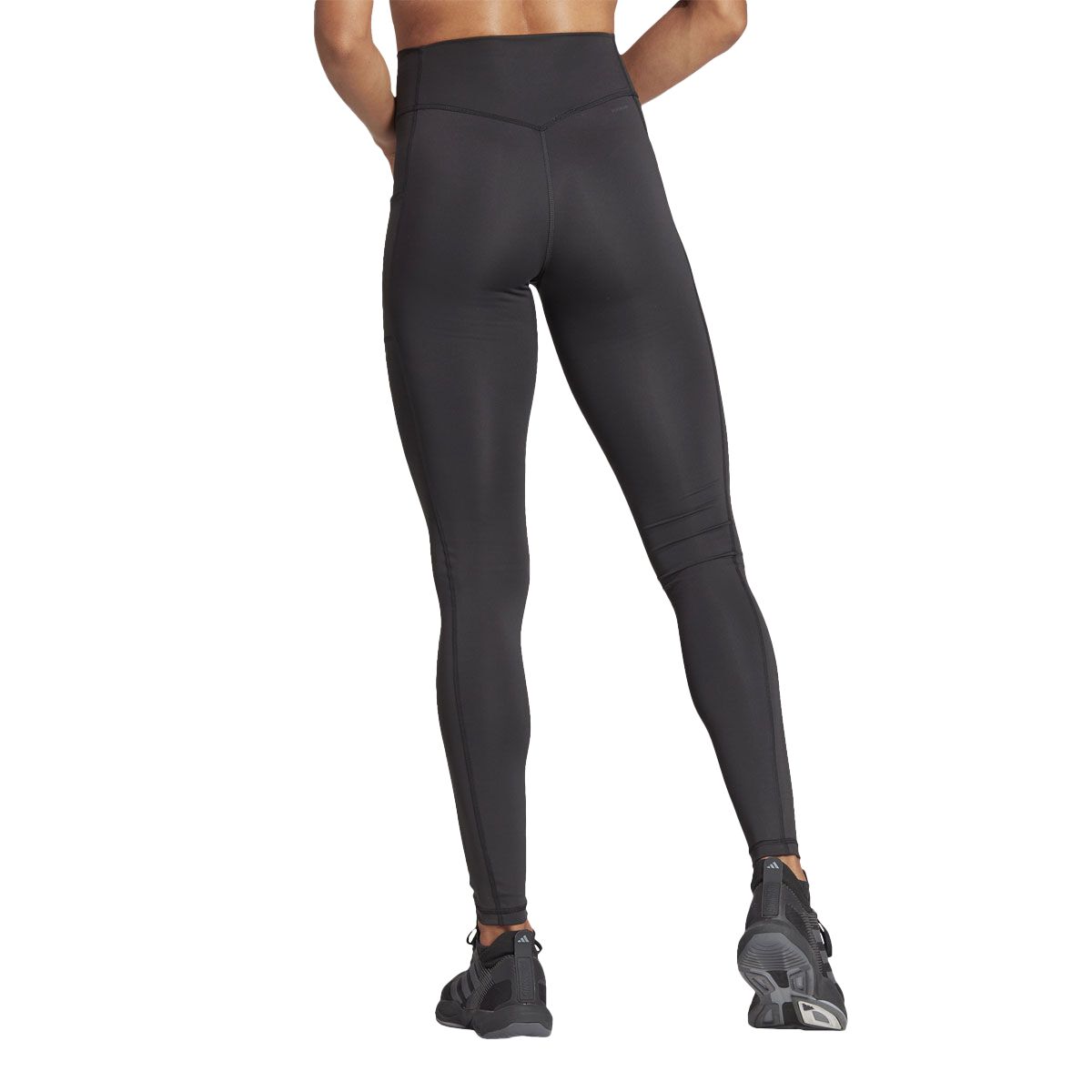 adidas Womens Optime Full Length Leggings - Black slider