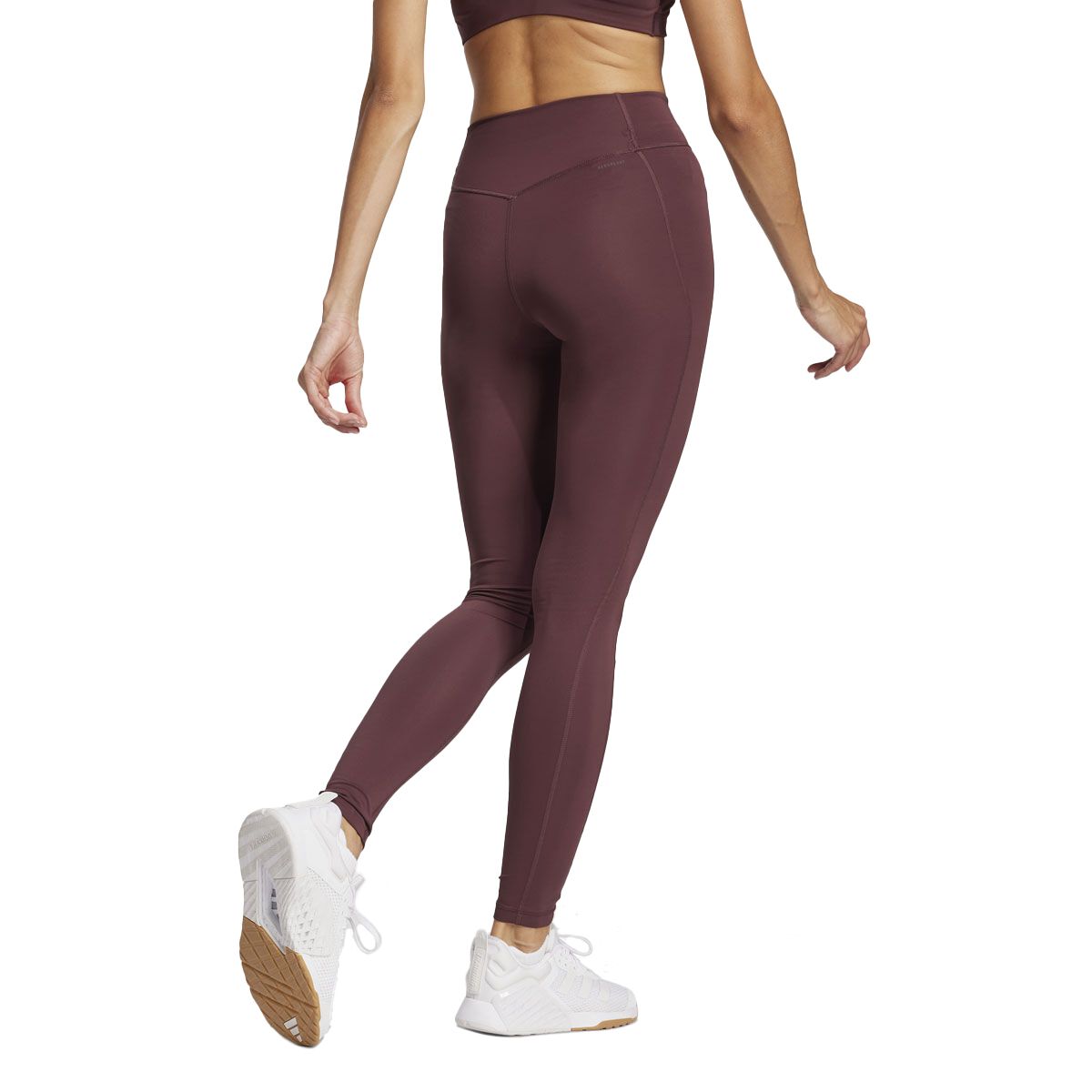 adidas Womens Optime Full-Length Leggings - Darkblue slider