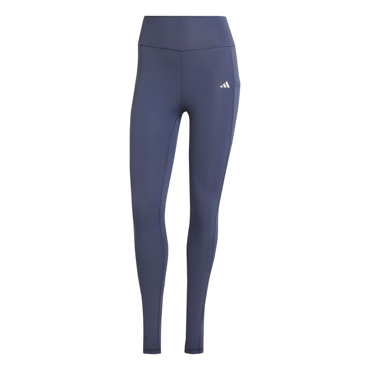 adidas Womens Optime High Rise Full Length Tights - Purple slider