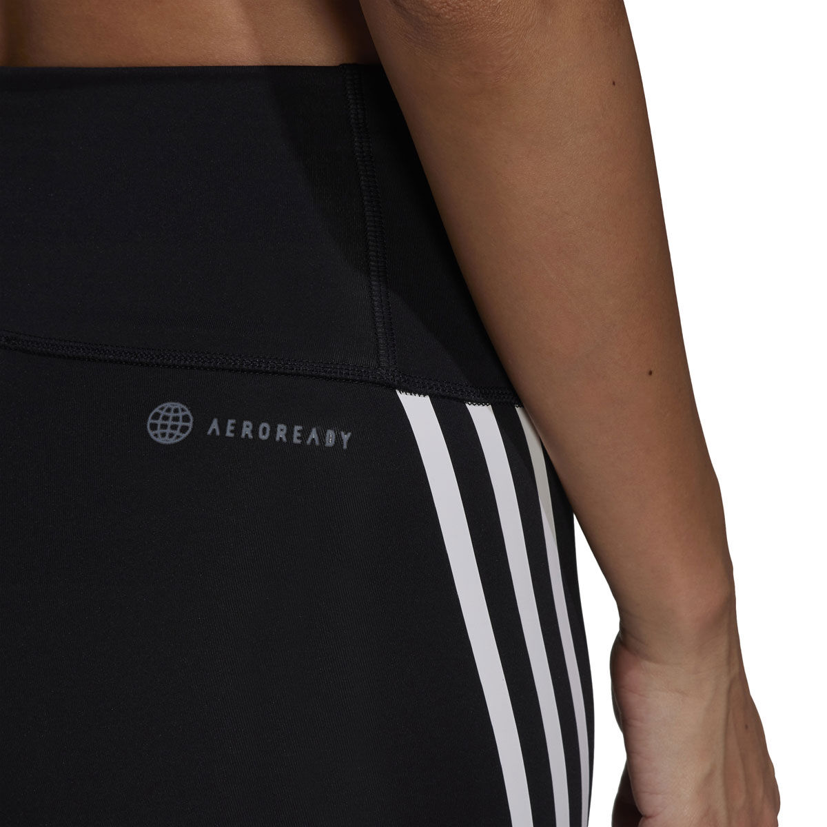 adidas Womens Optime Trainicons 7/8 Tights - Black slider