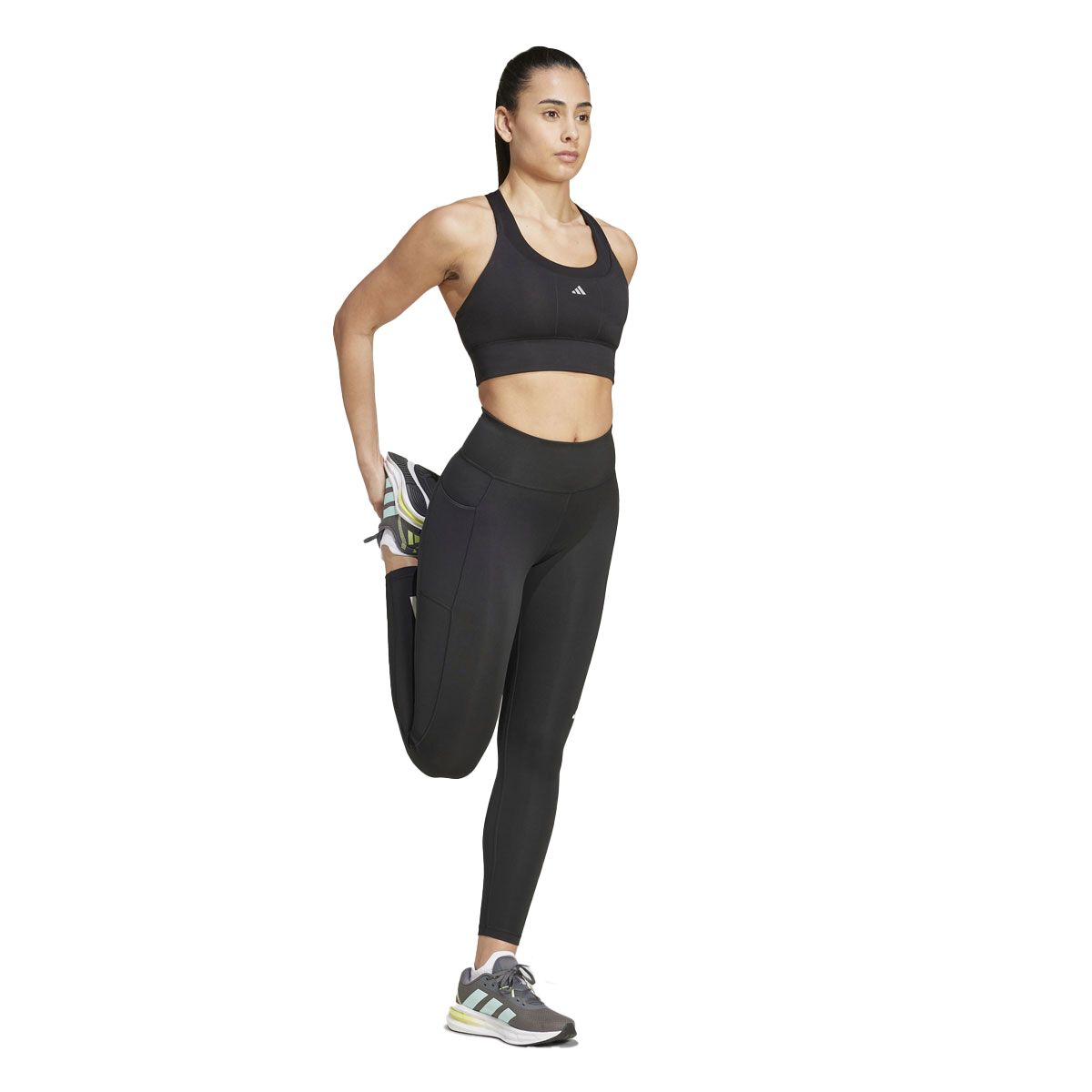 adidas Womens Own the Run 7/8 Leggings - Black slider