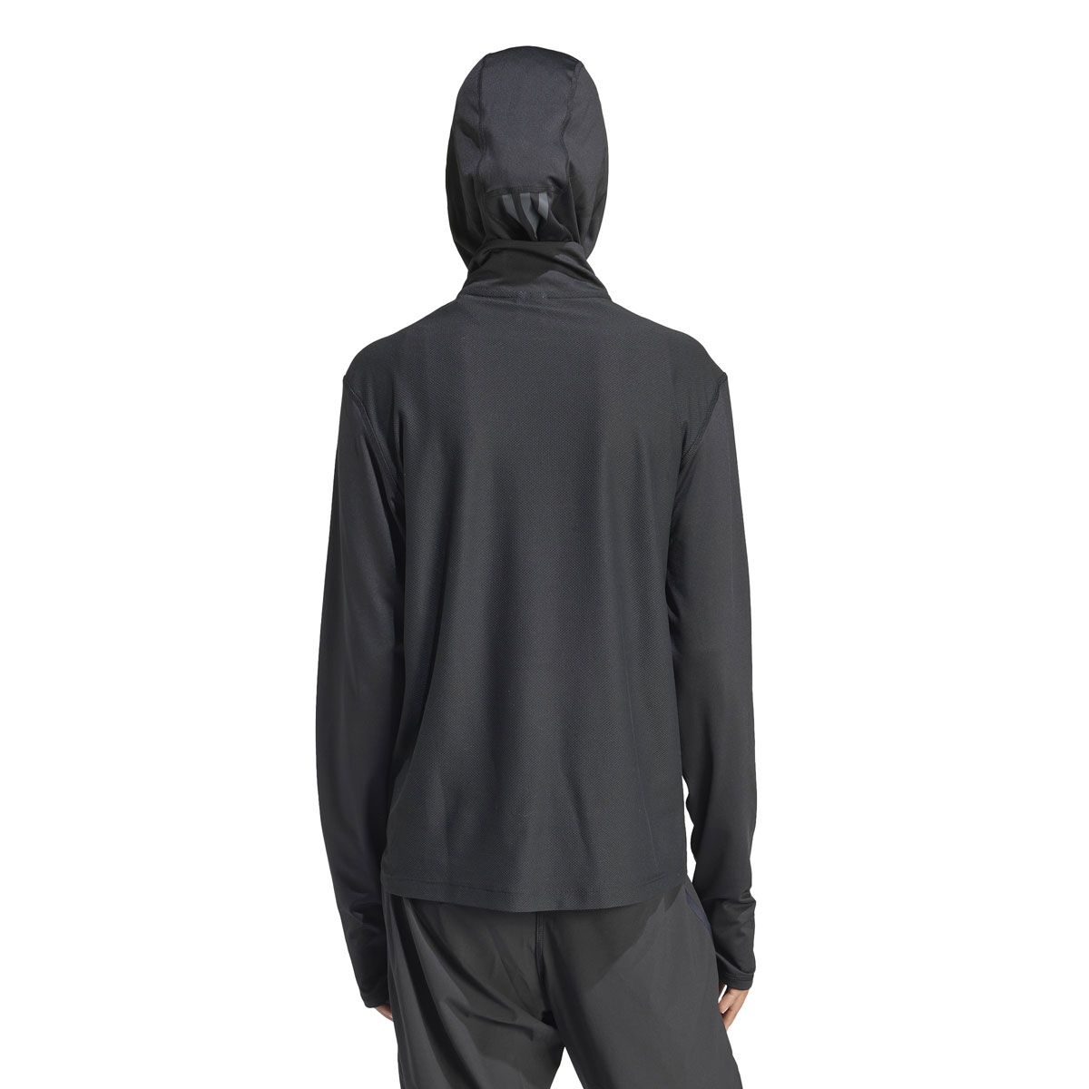 adidas Womens Own the Run Half Zip Running Top - Black slider