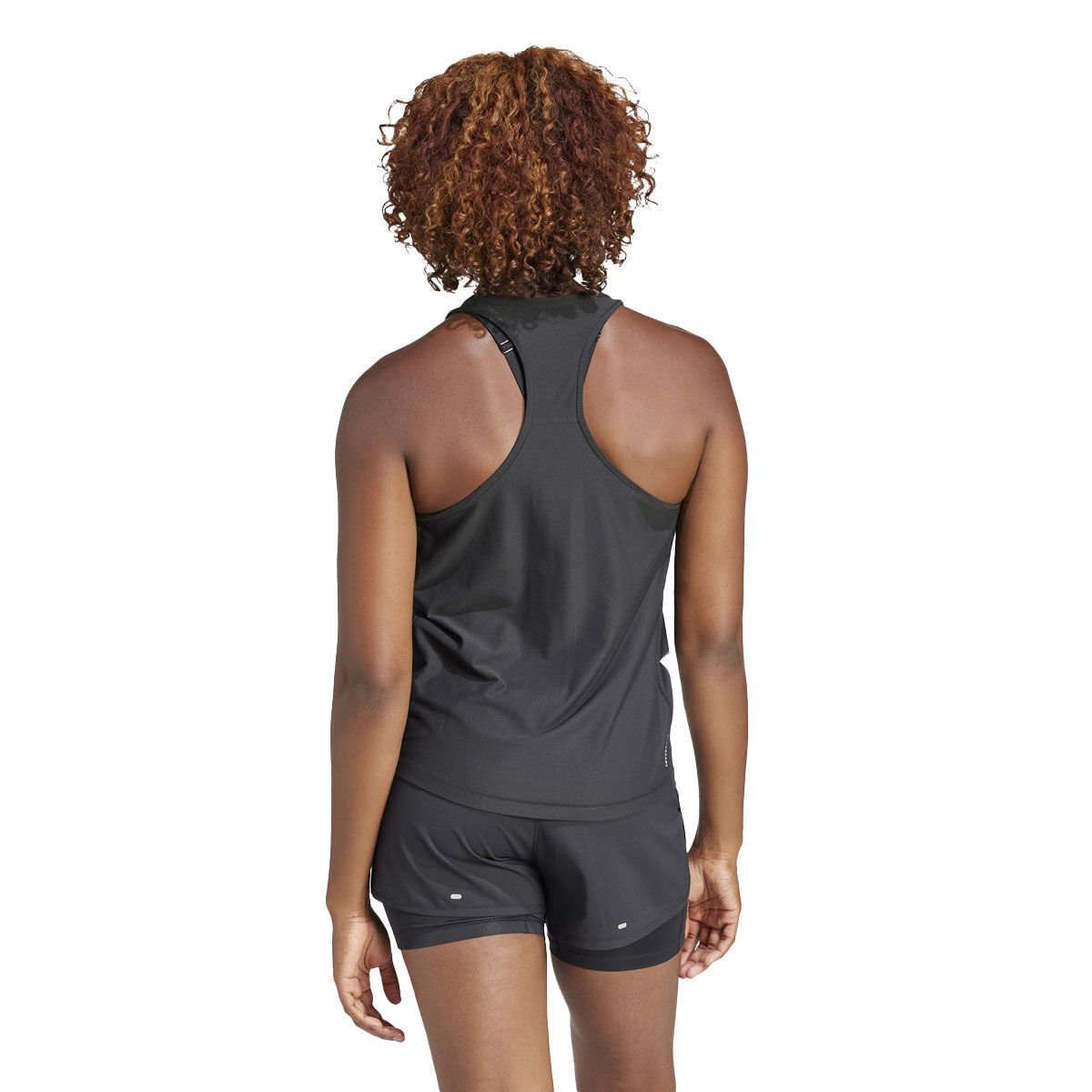 adidas Womens Own the Run Tank - Black slider