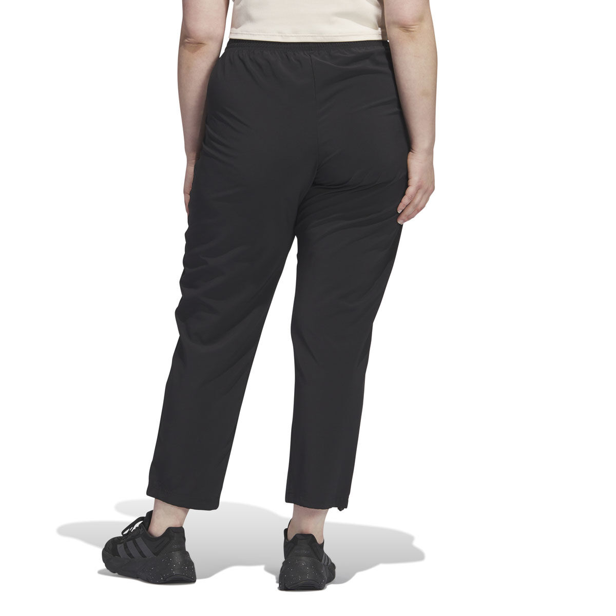 adidas Womens Plus TrueMove Training Jogger Pants - Black slider