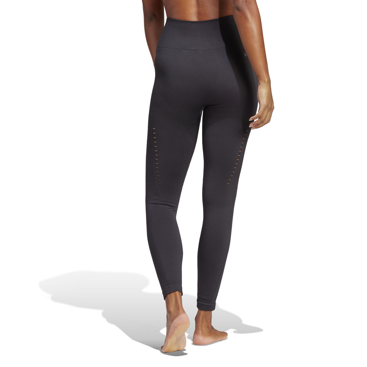 adidas Womens Yoga Seamless 7/8 Tights - Black slider