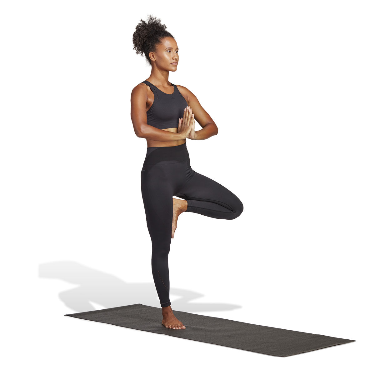 adidas Womens Yoga Seamless 7/8 Tights Black XS - Black slider