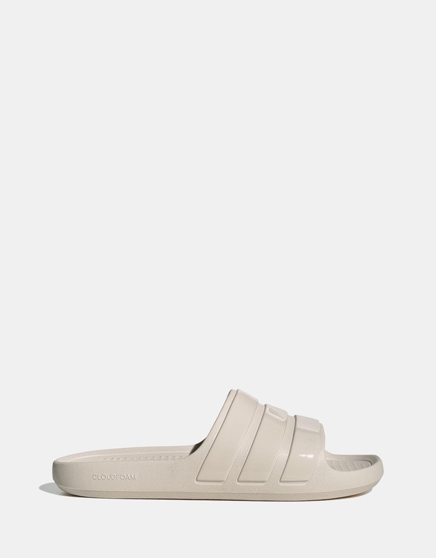 Adilette Flow Slides Unisex - Cream White / Putty Mauve / Putty Mauve